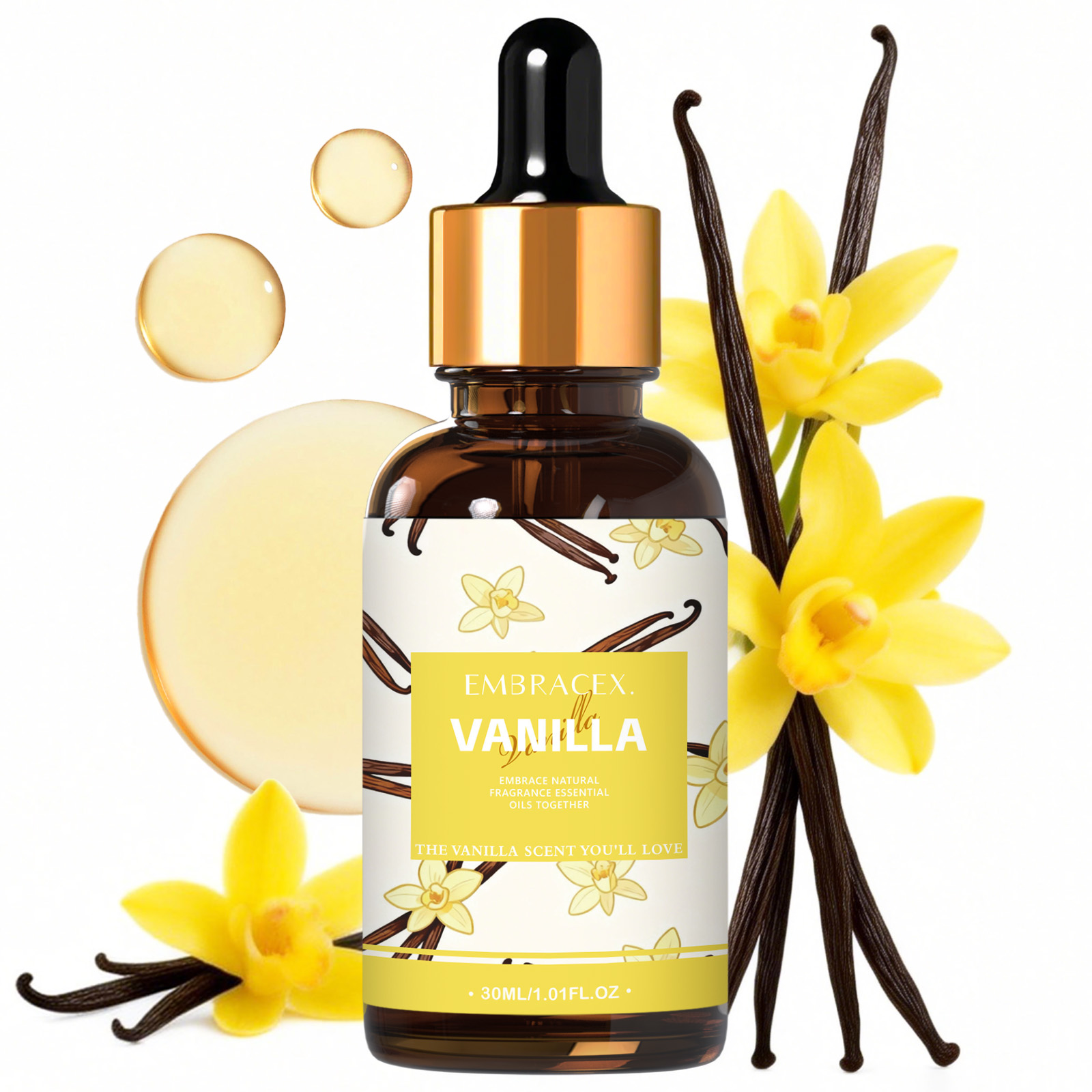 Essential Oil Blend - زيت الفانيليا العطري 30 مل للناشرات