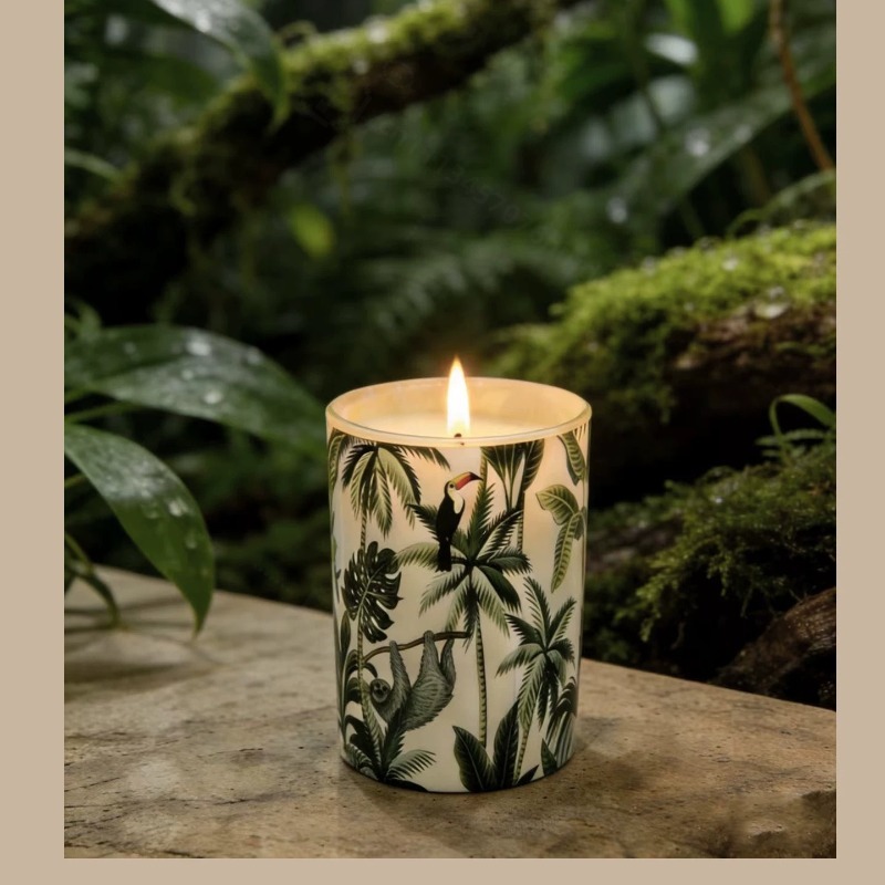 Home Fragrance Gift Box - شمعة معطرة في وعاء زجاجي من
