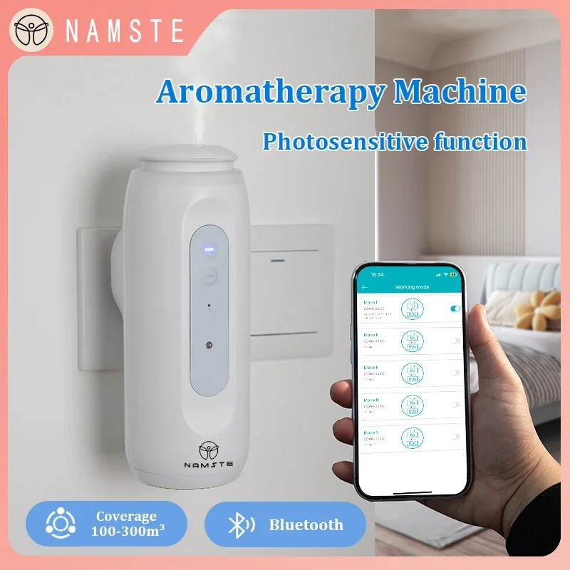 Home Fragrance Flowers - NAMSTE المحمولة الذكية الناشر 300m3 بلوتوث