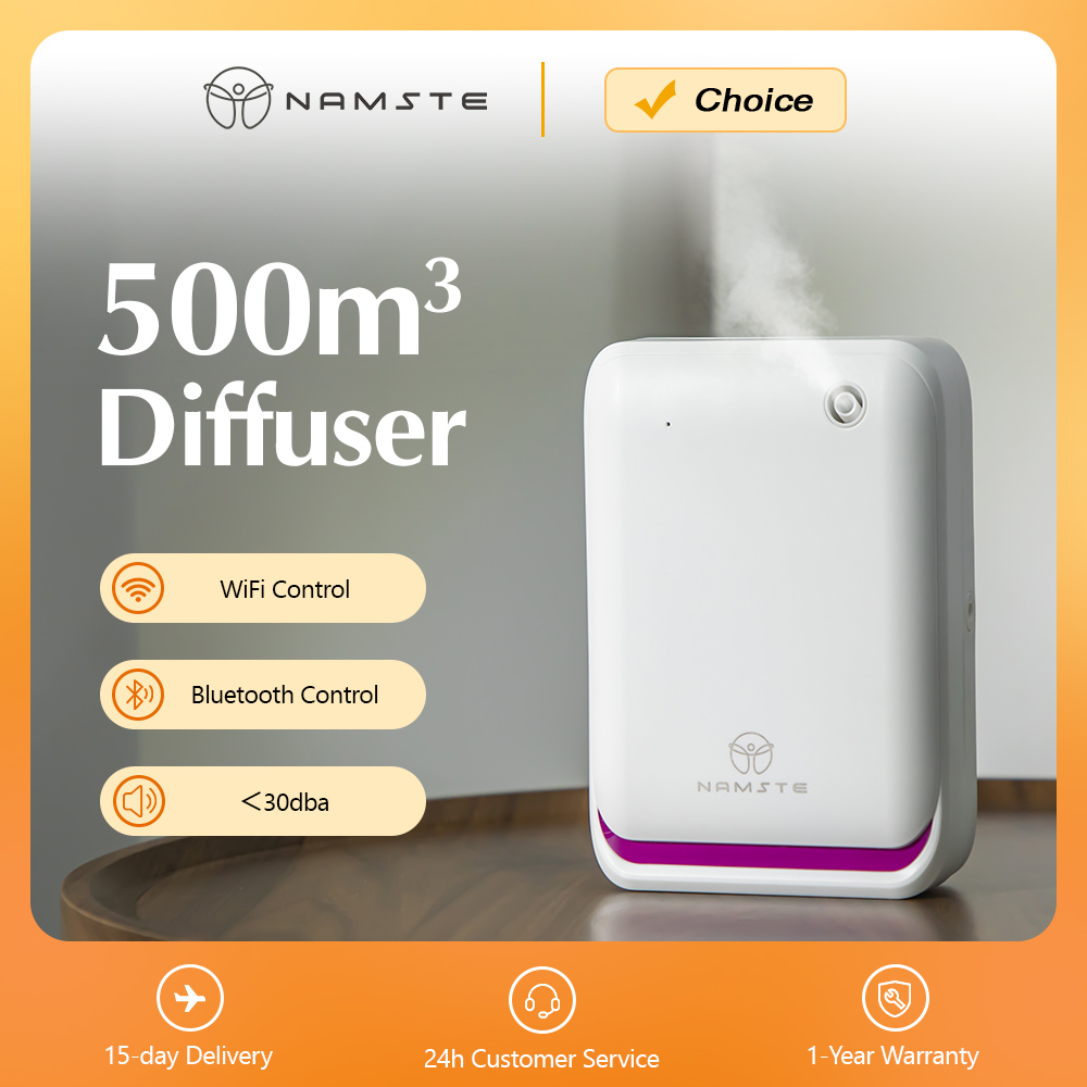 Home Fragrance Aromatherapy - NAMSTE 500m3 غرفة كبيرة الروائح آلة