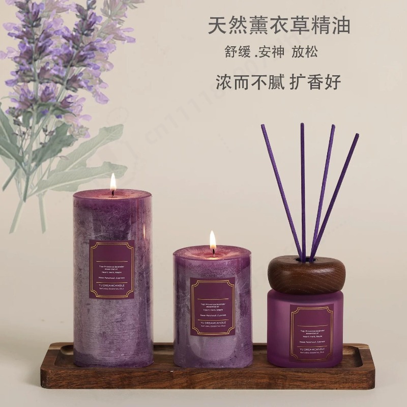 Home Fragrance Gift Box - صندوق هدايا كبير للشموع المعطرة الزجاجية،
