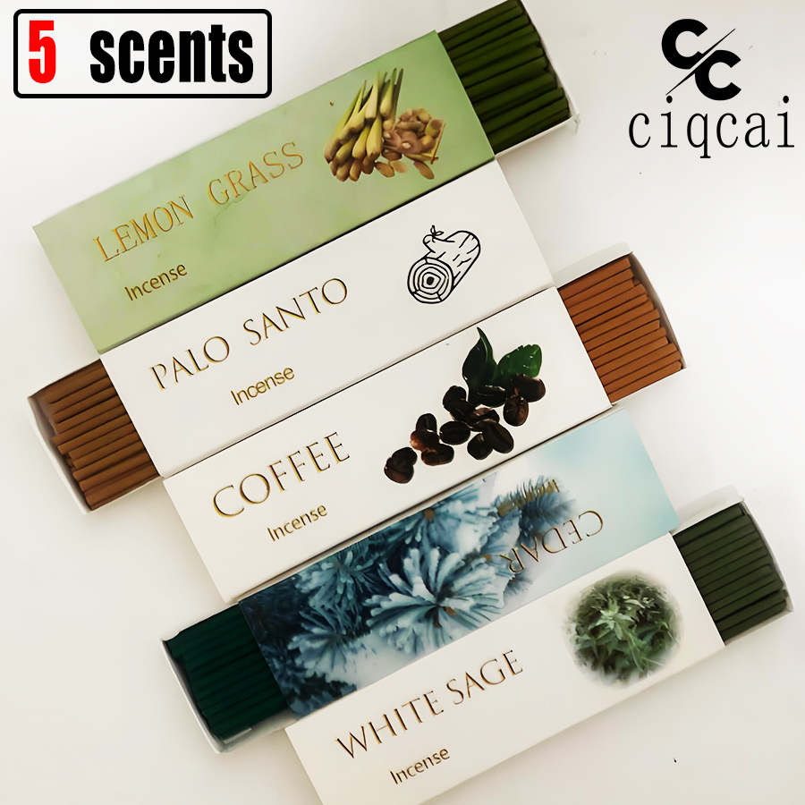 【5 نكهات】أعواد بخور سميكة عالي - مراجعة Home Fragrance Gift Box وسعره
