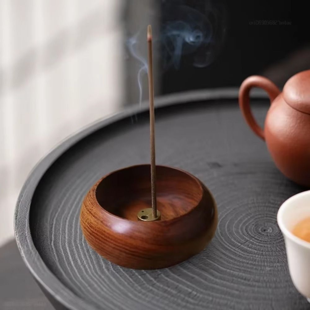 حامل بخور خشبي صغير بـ 4 فتحات - مراجعة Home Fragrance Miniso وسعره