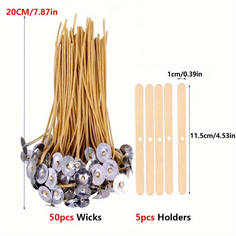 شمعة الفتائل 50 قطعة 8 بوصة ال - مراجعة Beeswax Taper Candle وسعره