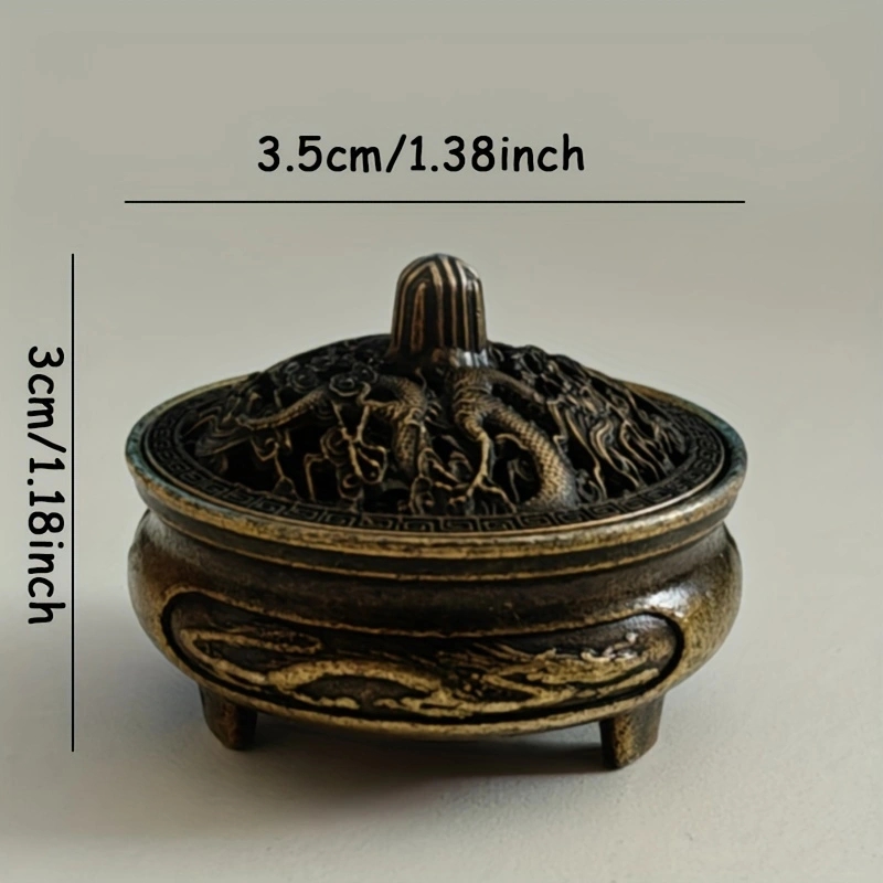 مبخرة جيب نحاسية عتيقة صغيرة م - مراجعة Home Fragrance Miniso وسعره