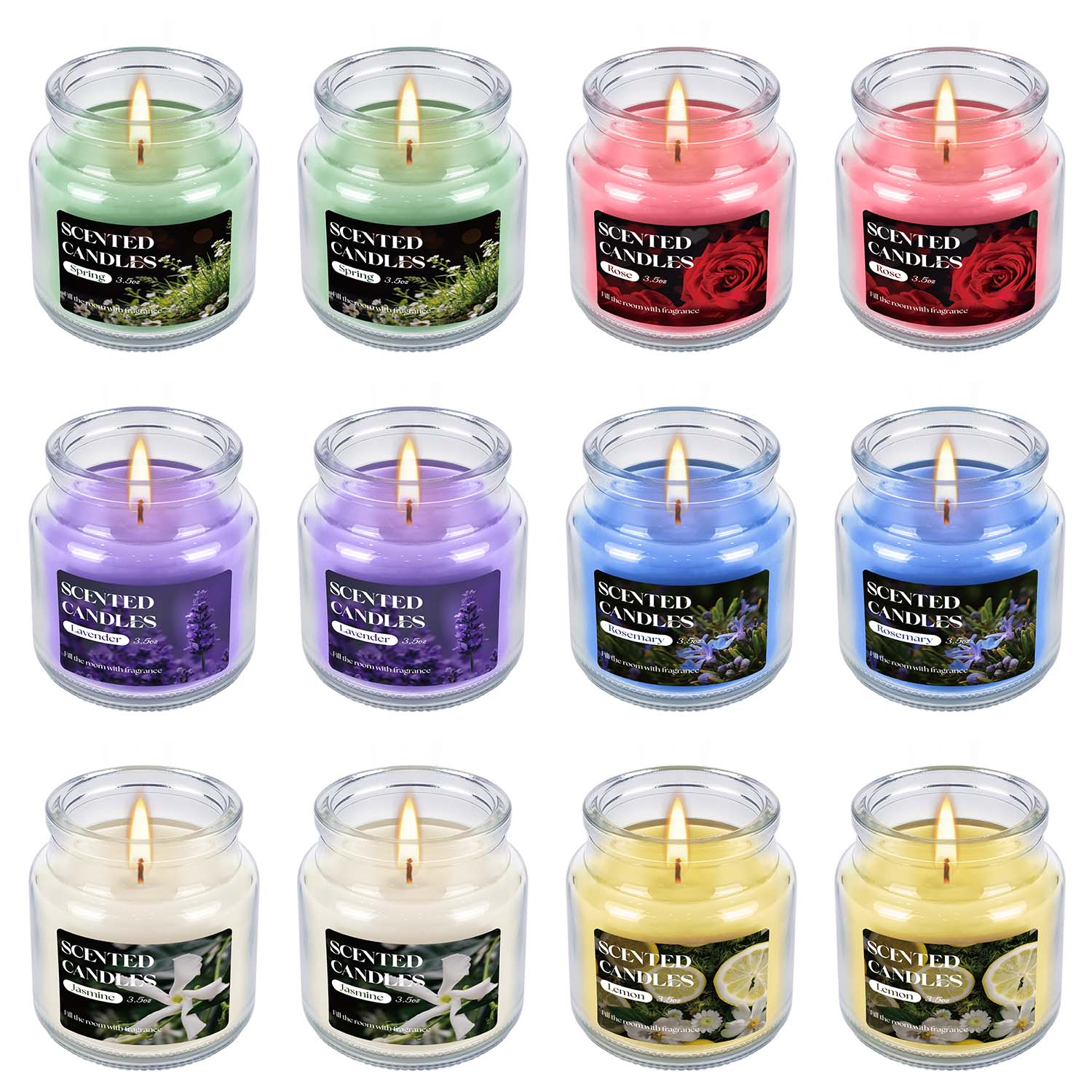 12 قطعة من الشموع المعطرة ذات  - مراجعة Fragrance Your Home وسعره