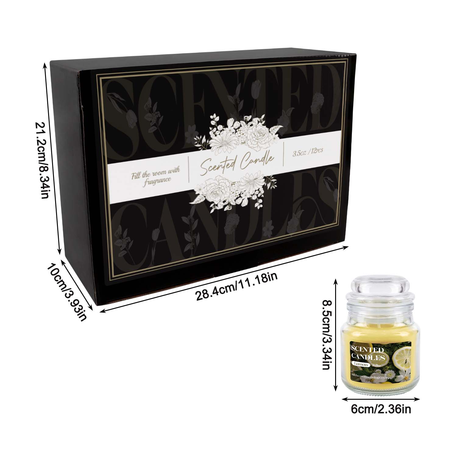 12 قطعة من الشموع المعطرة ذات  - مراجعة Fragrance Your Home وسعره
