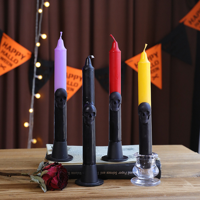 القوطية الجمجمة تفتق الشموع ال - مراجعة Beeswax Taper Candle وسعره