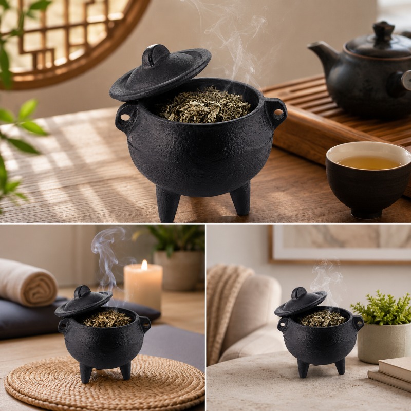 مبخرة عصرية من الحديد الزهر بغ - مراجعة Home Fragrance Miniso وسعره
